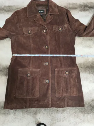 Chaqueta ante Mango Marrón Talla M