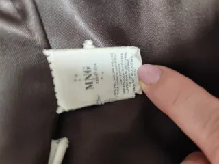 Chaqueta ante Mango Marrón Talla M