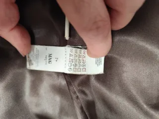 Chaqueta ante Mango Marrón Talla M