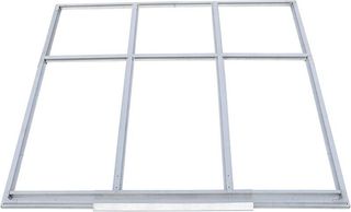 Caseta Cobertizo Jardín Duramax Riverton 2.48m² Metal Gris Antracita