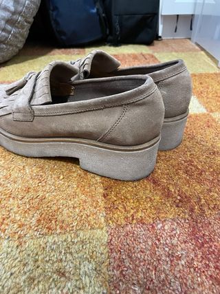 Mocasines ZENDRA beige mujer
