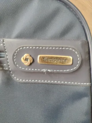 Maleta Vintage Samsonite Azul años 70