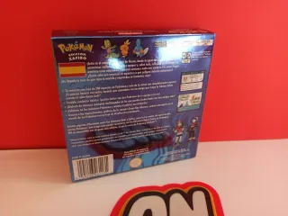 Scatola Pokémon Edizione Zaffiro GBA