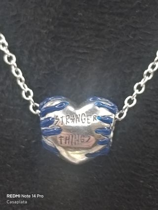 Cadena y colgante plata Stranger Things