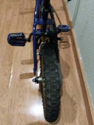 Bicicleta infantil azul