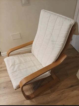 Amaca Ikea in Legno Bianco con Poggiapiedi