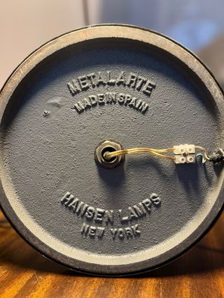 Lámpara de pie Metalarte dorada