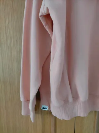 Sudadera color salmón . pull&Bear