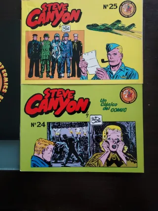 STEVE CANYON NUEVAS AVENTURAS NUMS 22-25 INCL.