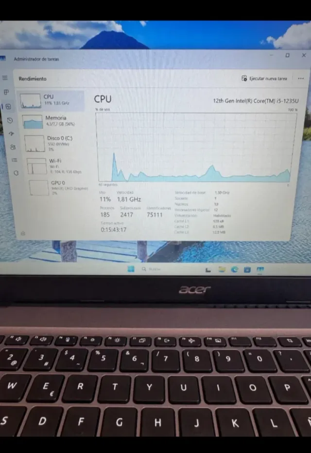 Portátil Acer Extensa 15 255-55