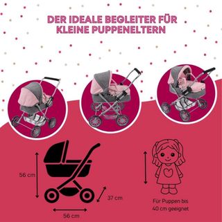 Carrito de juguete Chic 2000 rosa