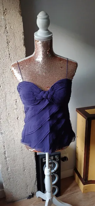 Top Morado Roberto Verino