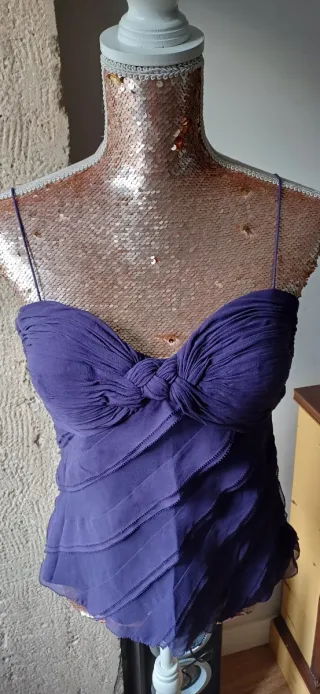 Top Morado Roberto Verino