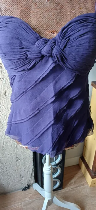 Top Morado Roberto Verino