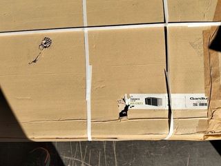 Caseta metálica con leñero Toronto 3.54m2