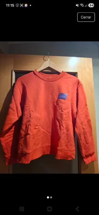 Sudadera Zara Roja Talla S