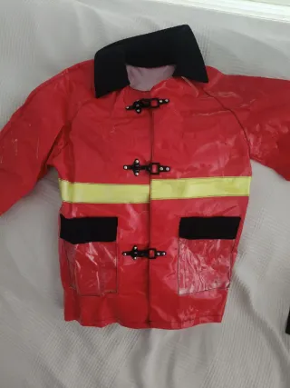 Disfraz Bombero Rojo y Negro