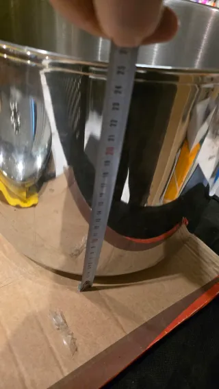 Olla grande de acero inoxidable con tapa