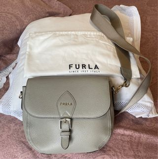 Bolso Furla Piel Gris Colgar