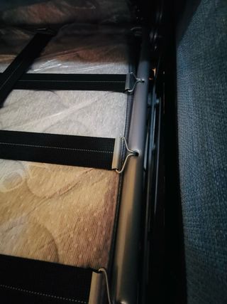 Sofá Cama Midi Gris azulado de tela