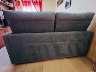 Sofá Cama Midi Gris azulado de tela