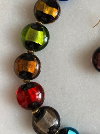 Collar y Pendientes Cristal Murano