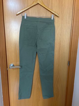 Leggings estilo vaquero verdes