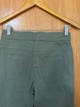 Leggings estilo vaquero verdes