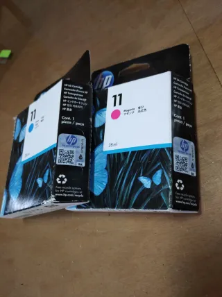 Cartuchos de tinta HP 11 Magenta y Cyan