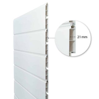 Caseta jardín resina con suelo 97x97x203 cm 1 m² Tuscany Evo 80 blanco