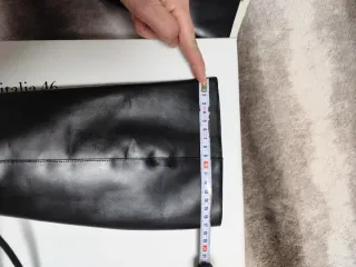 Stivali alti in vera pelle