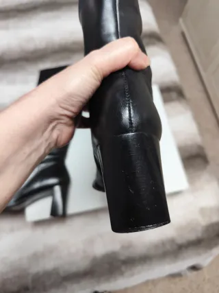 Stivali alti in vera pelle