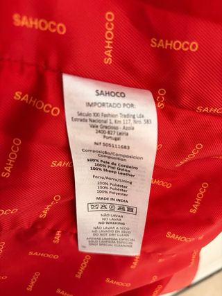 Chaqueta Sahoco Mujer Roja