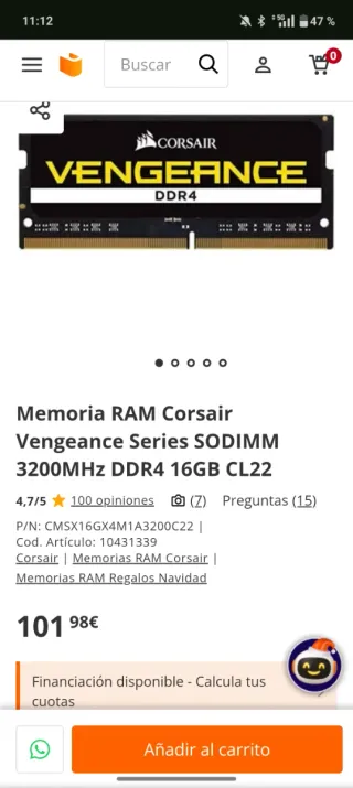 Portátil HP Pavilion Gaming 15-EC2013NS