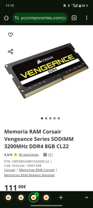 Portátil HP Pavilion Gaming 15-EC2013NS