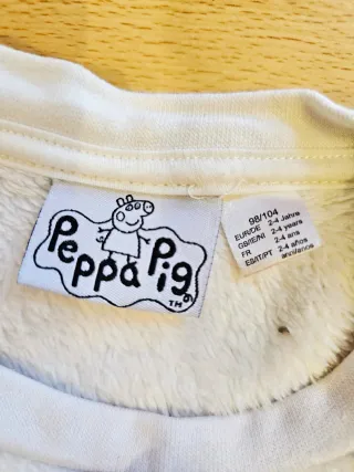 Pijama Peppa Pig Blanco Talla 98-104