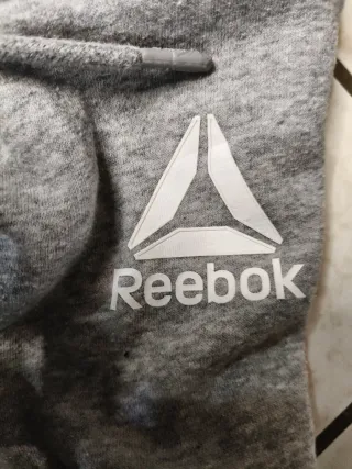 Tuta felpa Reebok uomo taglia M grigia