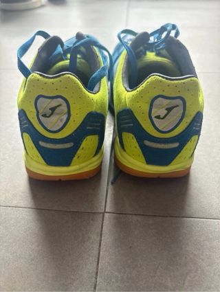 Zapatillas Fútbol Sala Azul y Amarillo
