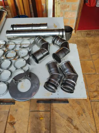 Tubos para chimenea de pellets