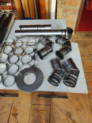 Tubos para chimenea de pellets