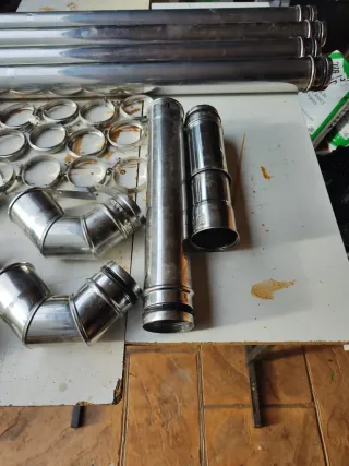 Tubos para chimenea de pellets