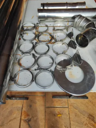 Tubos para chimenea de pellets