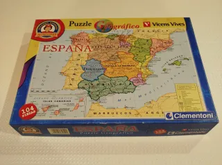 Puzzle España Geográfico Clementoni 104 Piezas