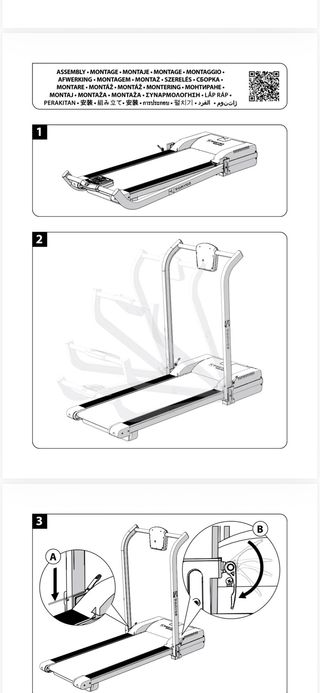 Cinta de caminar Domyos Walk Compacta y silenciosa