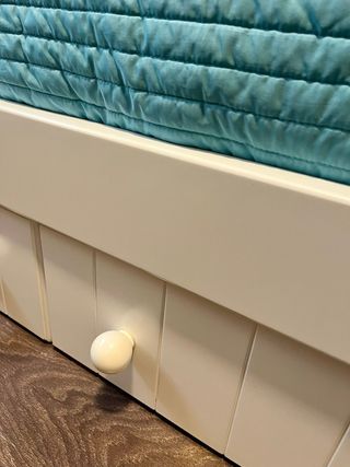 Cama nido blanca con 2 cajones