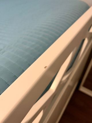 Cama nido blanca con 2 cajones