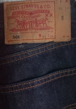 Vaqueros Levi's 501 Vintage
