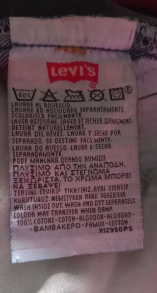 Vaqueros Levi's 501 Vintage