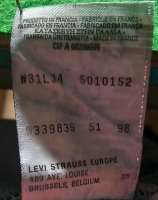 Vaqueros Levi's 501 Vintage