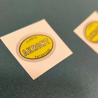PEGATINAS "AKRONT LLANTA PATENTADA"